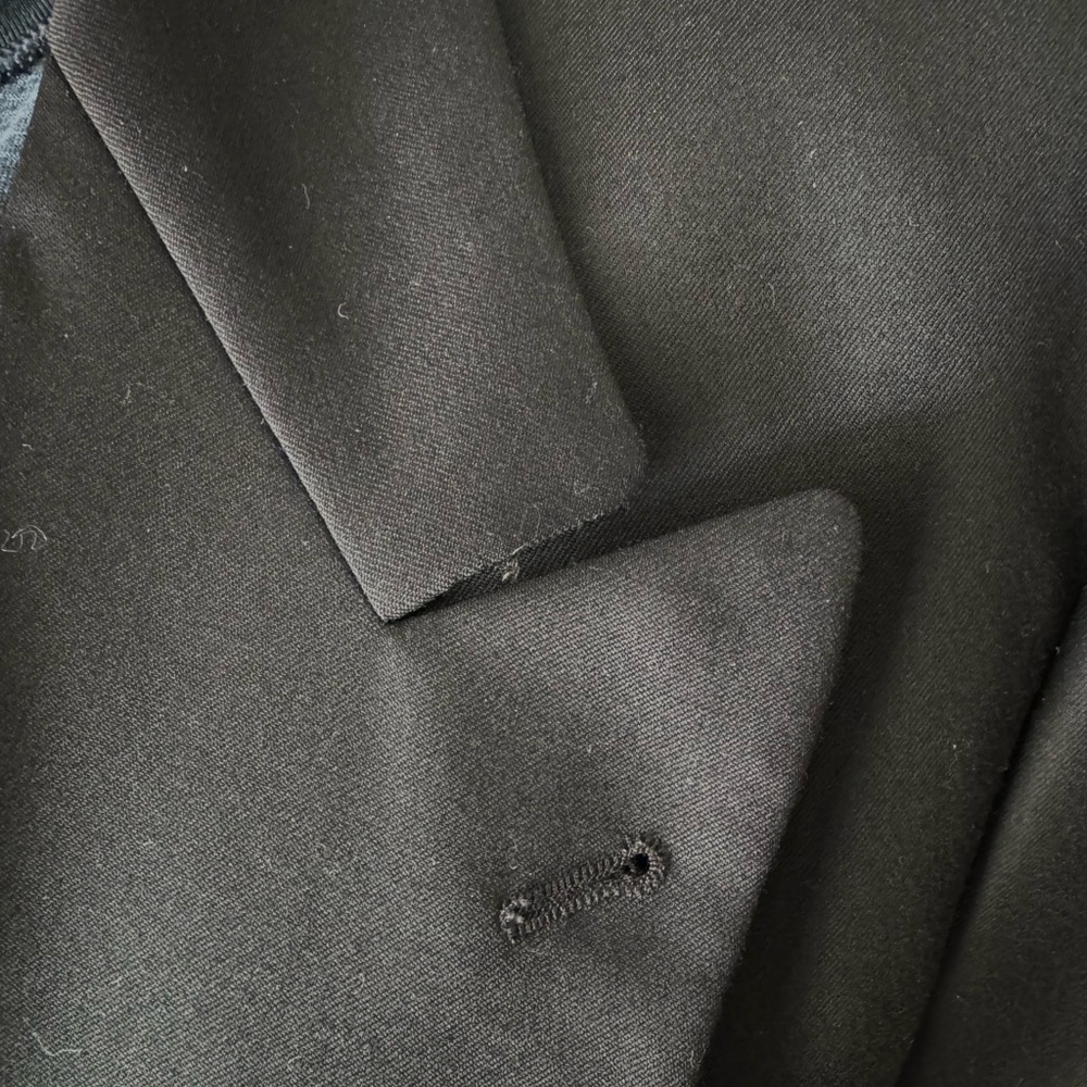 BOSS HUGO BOSS “Al Capone” Double Breasted Blazer Sport Coat Pure New Wool Blue - Picture 16 of 16